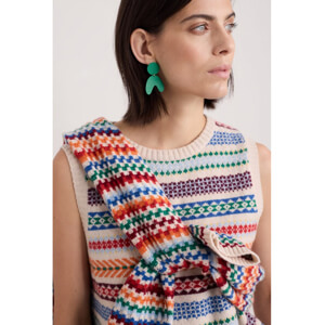 Seasalt Percella Cove Fair Isle Knitted Vest